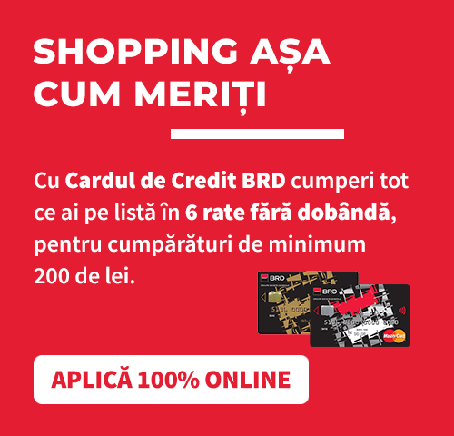 Card de Credit 6 rate